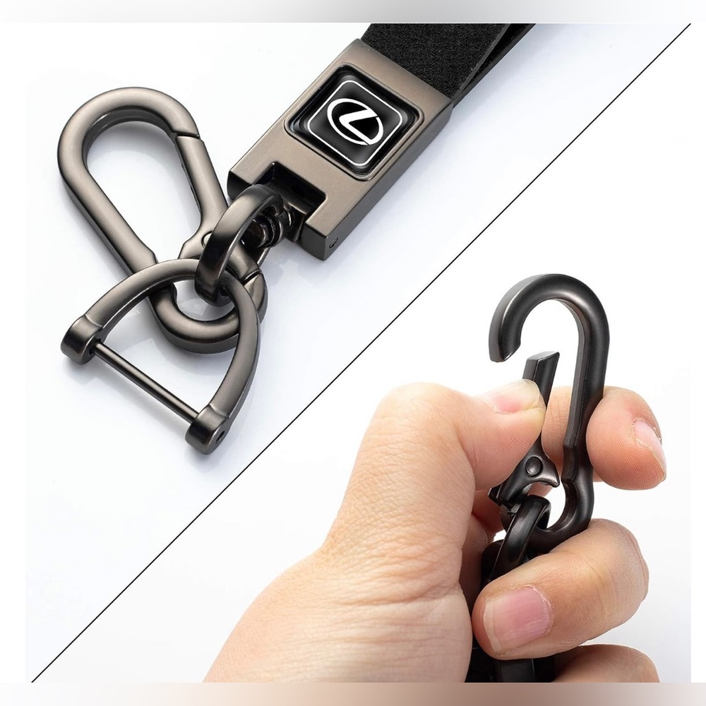 Lexus Keep Genuine Leather Key Chain Suit for Lexus Car Key Fob Key Chain Keych… - Picture 4 of 6